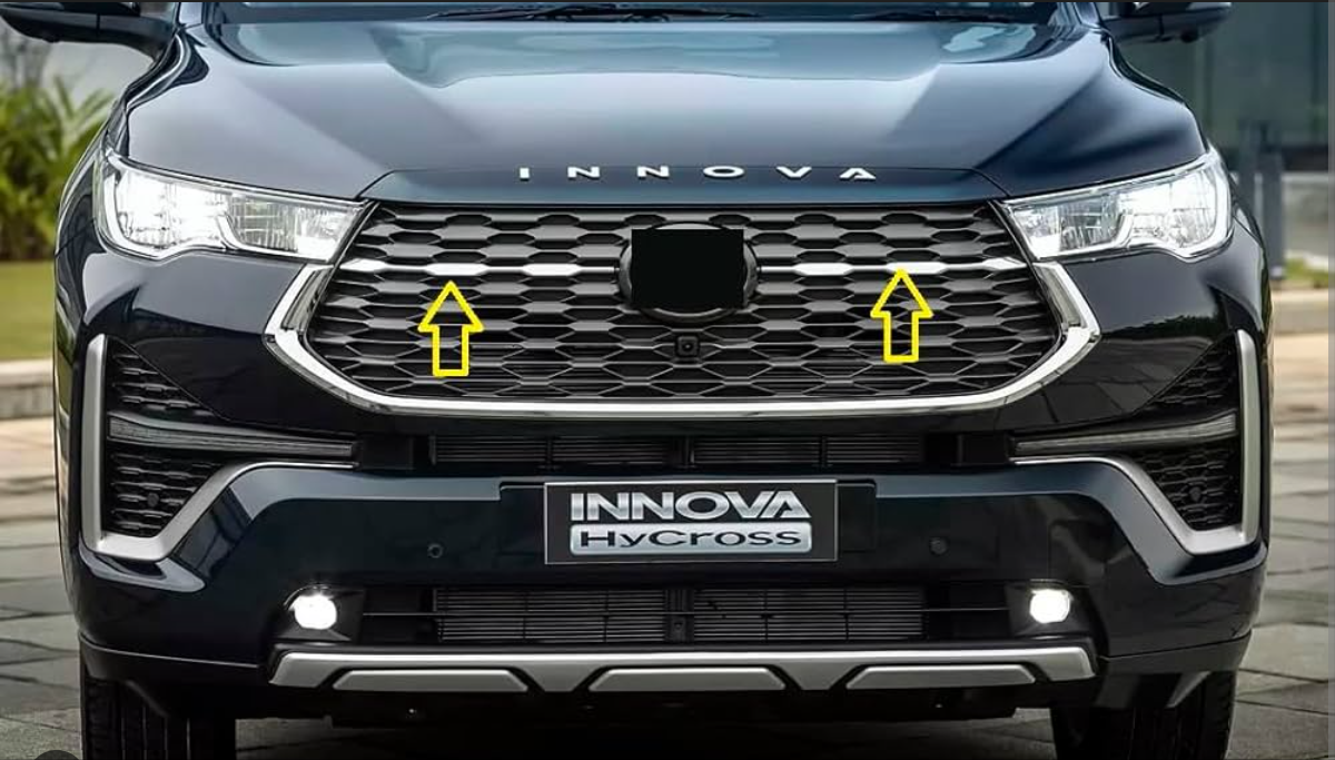 Hycross 2 Pcs Chrome Front Grill